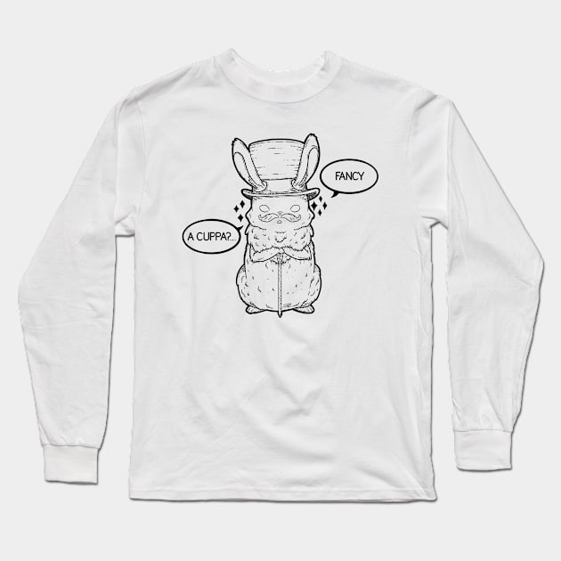 Top Hat Bunny Long Sleeve T-Shirt by zarya_kiqo